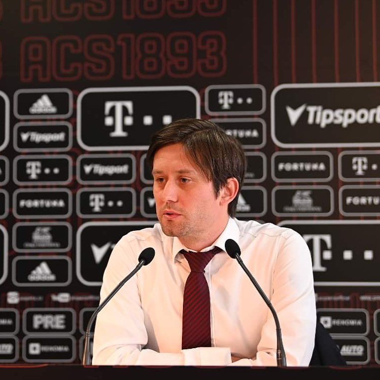 ? TISKOVKA | Podívejte se na webu ACS záznam tiskové konference se sportovním ředitelem Sparty Tomášem Rosickým. Můžete si také přečíst přepis. #acsparta